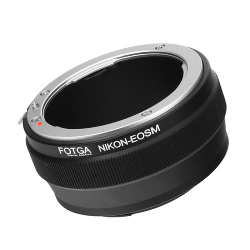 Fotga Lens Adapter Ring For Nikon F Ai Ais Mount Lens To Canon Eosm Ef M M M2 M3 Camera Fotga