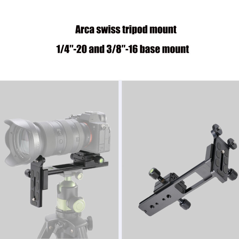 Fotga L200 10kg/22lb Load Telephoto Lens Quick Release Plate Long-Focus Support Holder for Tripod Ball Head DSLR Camera Compatible with Arca Swiss Tripod