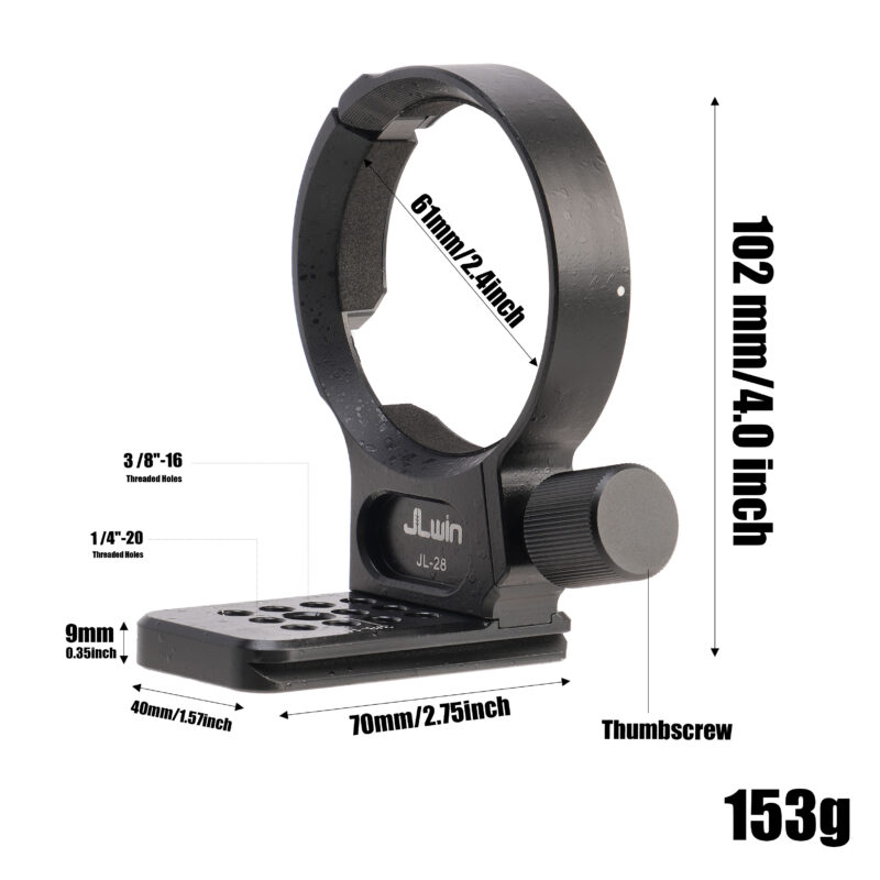 FOTGA Lens Tripod Mount Ring Collar Ring for Tamron 28-75mm F2.8 Di III RXD A036 17-70 F2.8 Di III-A VC RXD B070 28-200mm F2.8-5.6 Di III RXD A071 E-Mount,Compatible Arca Swiss Tripod Ball Head