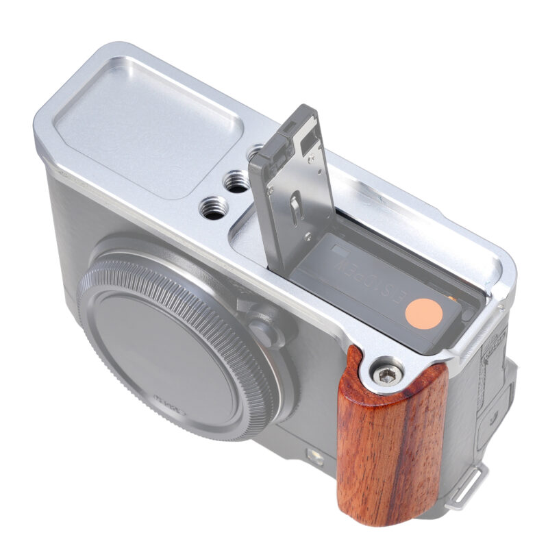 Fotga X-M5 Wooden L-Shape Side Handle Grip for Fujifilm X-M5 Camera,with 1/4"-20 Mounts,Arca Swiss Base for Tripod Ball Head