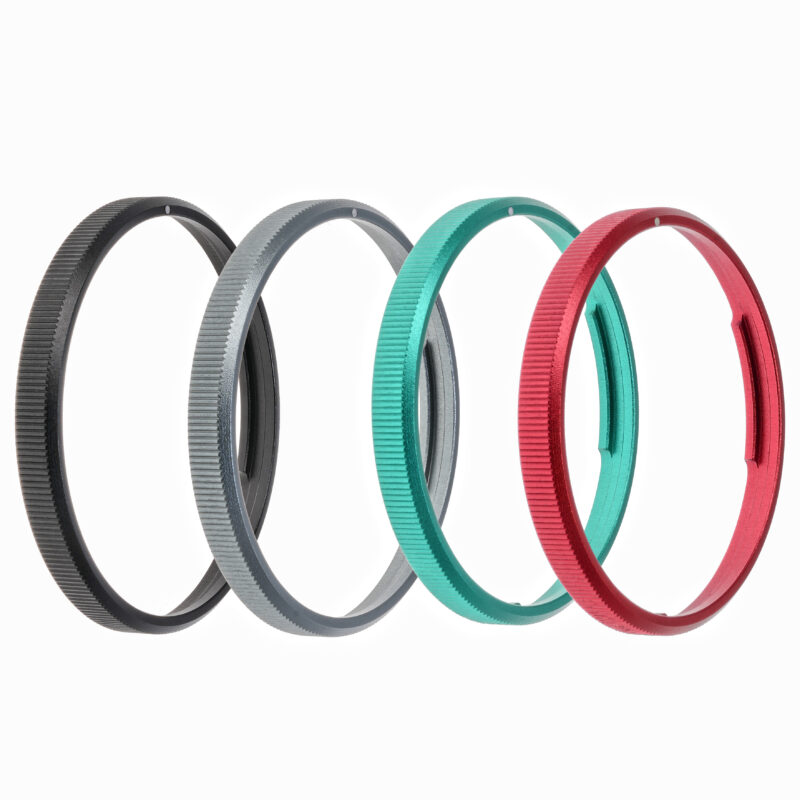 Fotga Metal Decorate Lens Ring for Ricoh GR3X GRIIIX HDF Camera,Replacement of Ricoh GN-2 Lens Ring Cap,Black | Grey | Red | Green